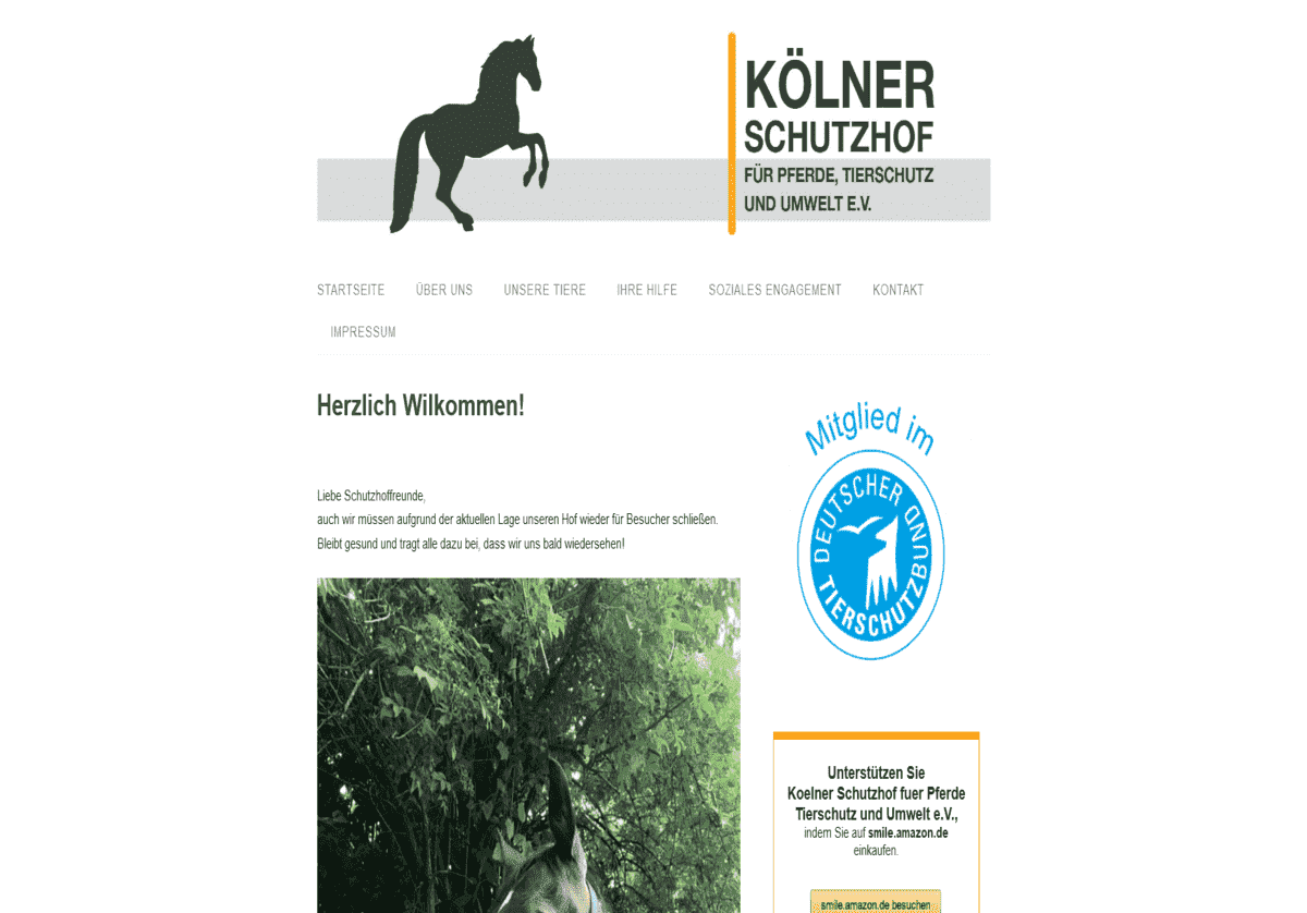 K&ouml;lner Schutzhof f&uuml;r Pferde Tierschutz & Umwelt e.V.