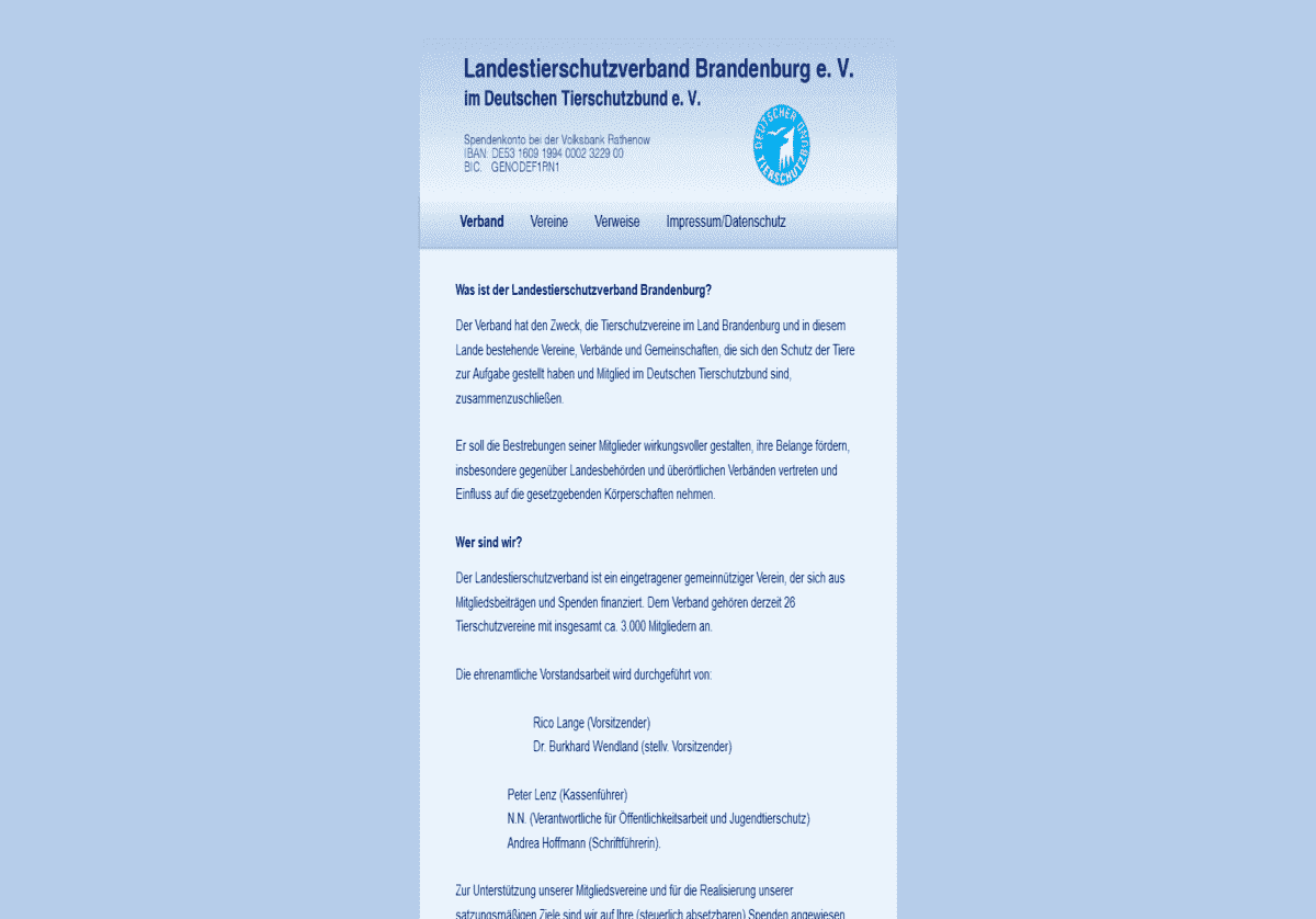 Landestierschutzverband Brandenburg e.V.