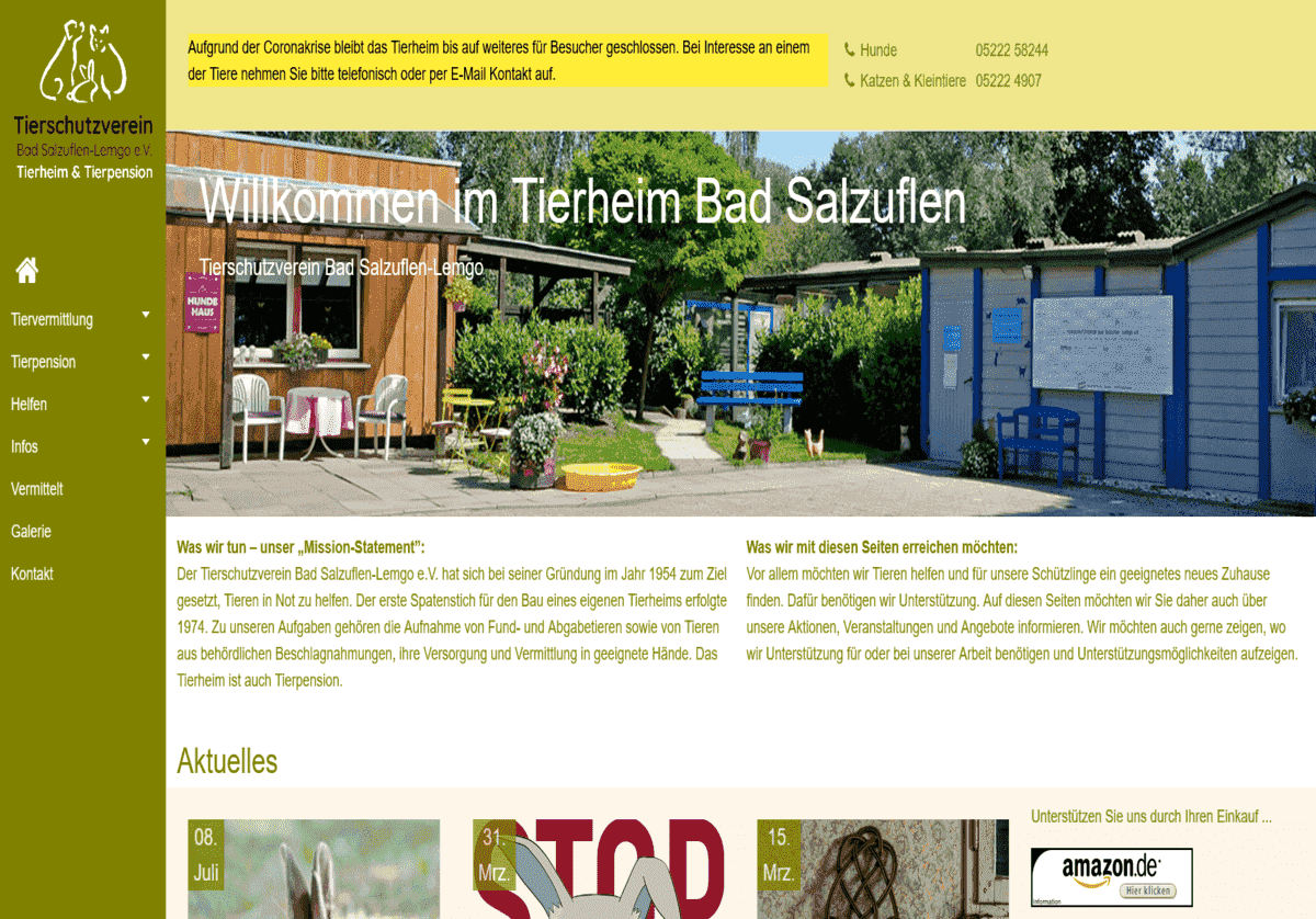 Tierheim Bad Salzuflen