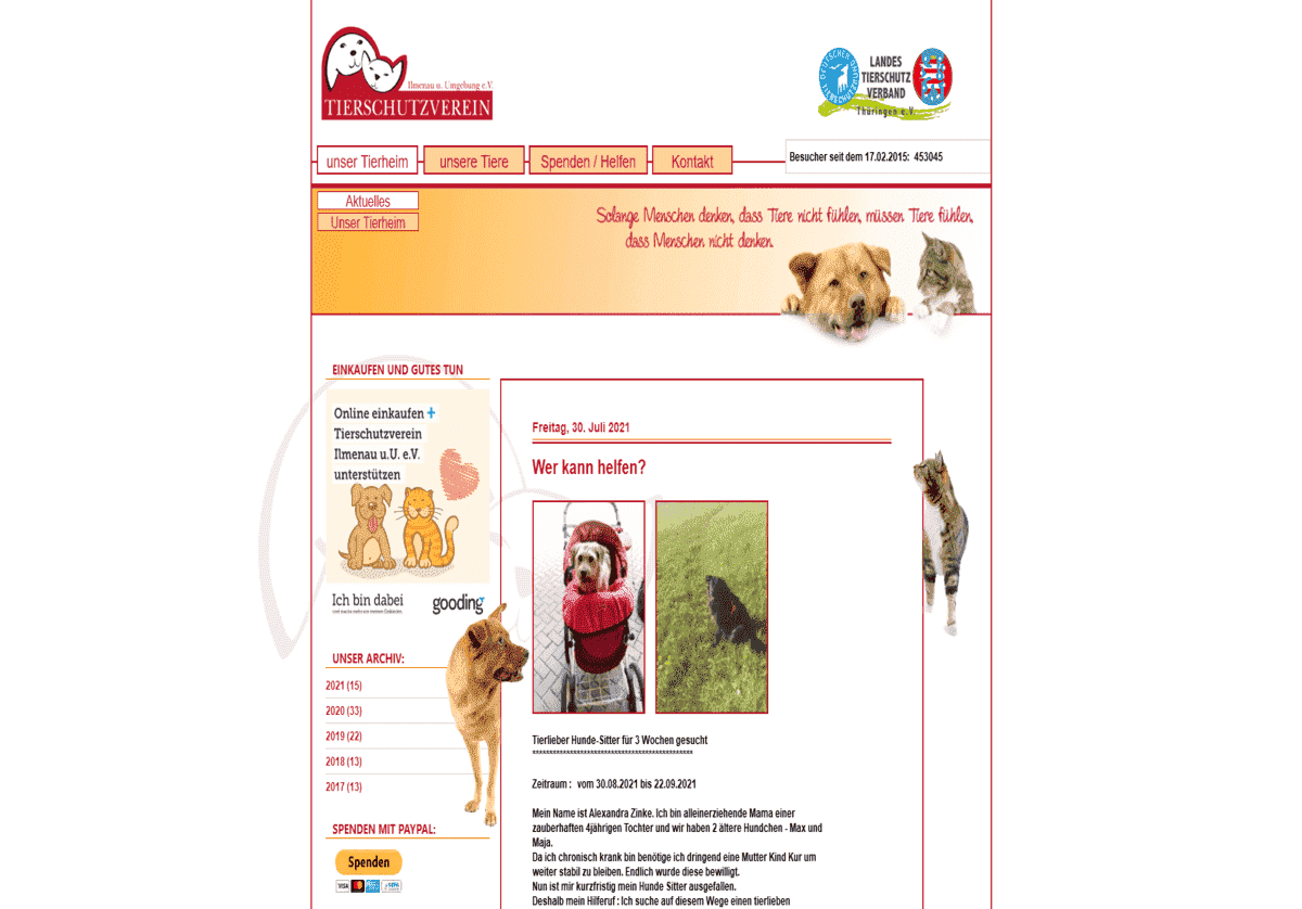 Tierheim Ilmenau