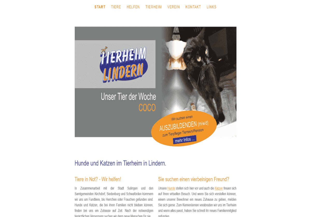 Tierheim Lindern / Sulingen