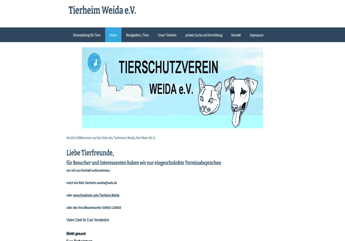 Tierheim Weida