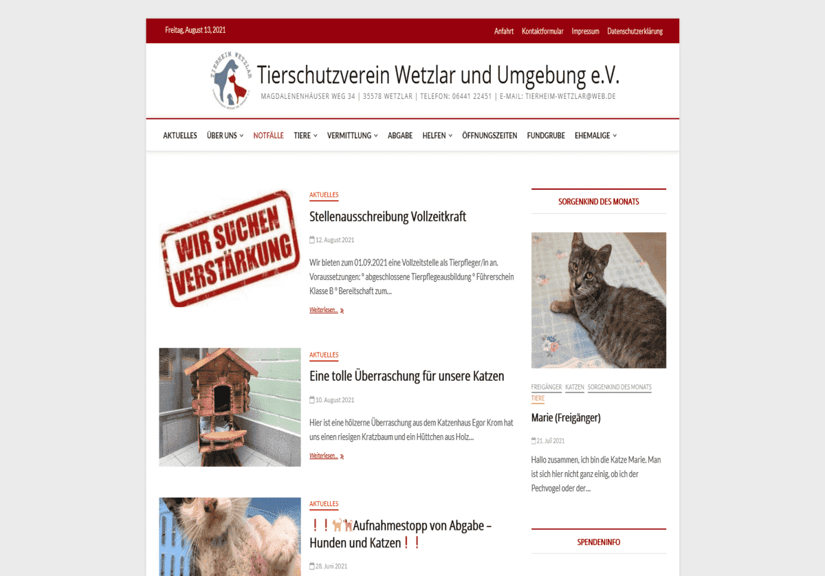 Tierheim Wetzlar