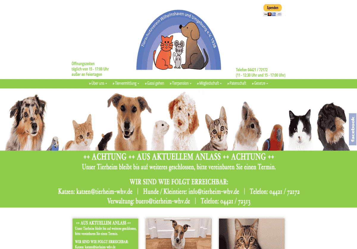 Tierheim Wilhelmshaven