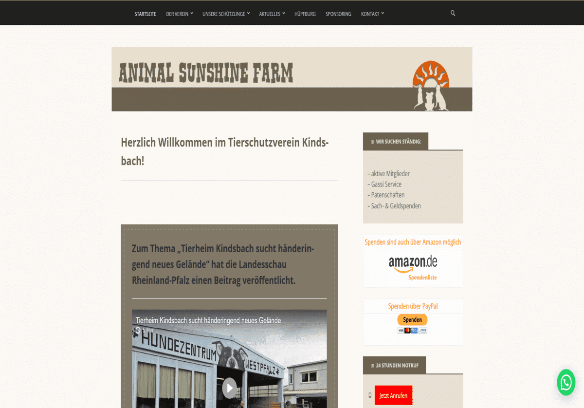 Tierschutzverein Animal Sunshine Farm