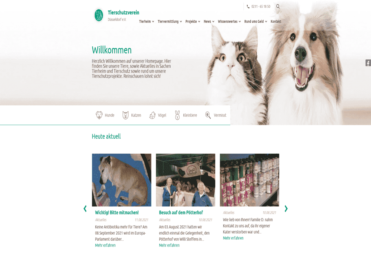 Tierschutzverein D&uuml;sseldorf und Umgebung e.V. 1873