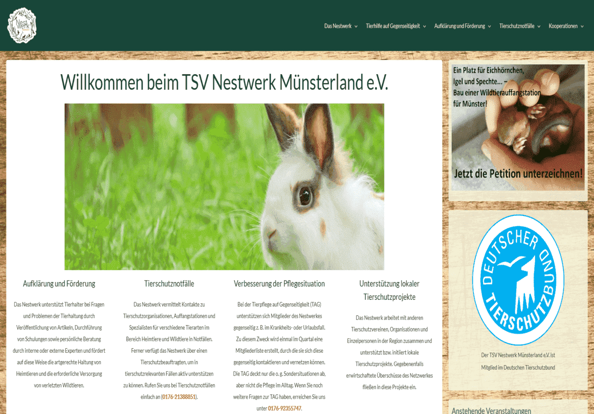 Tierschutzverein Nestwerk M&uuml;nsterland e.V.