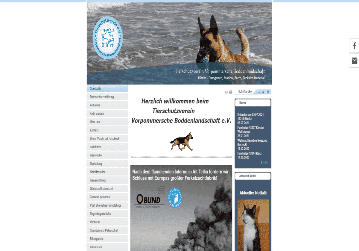 Tierschutzverein Vorpommersche Boddenlandschaft e.V.